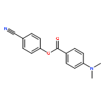 Benzoic acid, 4-(dimethylamino)-, 4-cyanophenyl ester