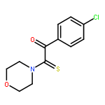 Morpholine, 4-[2-(4-chlorophenyl)-2-oxo-1-thioxoethyl]-