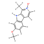 7-Methoxy-1-methyl-9H-beta-carbolin-2-oxid