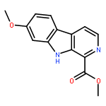 7-methoxy-9H-beta-carboline-1-carboxylic acid methyl ester