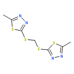 1,3,4-Thiadiazole, 2,2'-[methylenebis(thio)]bis[5-methyl-