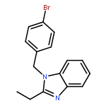 1H-BENZIMIDAZOLE, 1-[(4-BROMOPHENYL)METHYL]-2-ETHYL-