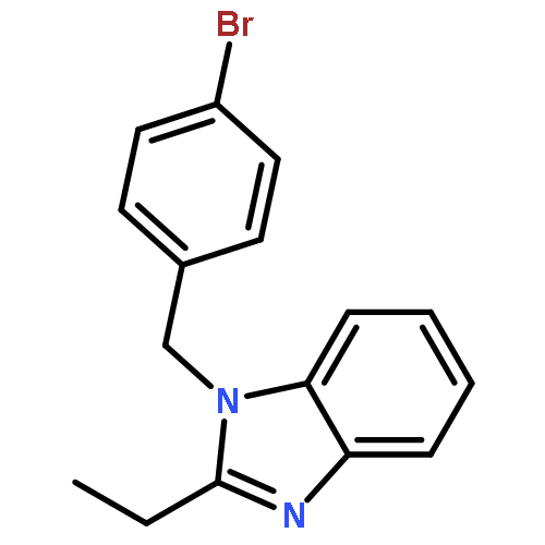 1H-BENZIMIDAZOLE, 1-[(4-BROMOPHENYL)METHYL]-2-ETHYL-