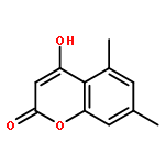 2H-1-Benzopyran-2-one, 4-hydroxy-5,7-dimethyl-