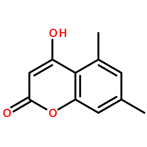 2H-1-Benzopyran-2-one, 4-hydroxy-5,7-dimethyl-