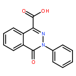 1-Phthalazinecarboxylicacid, 3,4-dihydro-4-oxo-3-phenyl-