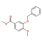 Benzoic acid, 4-methoxy-3-(phenylmethoxy)-, methyl ester