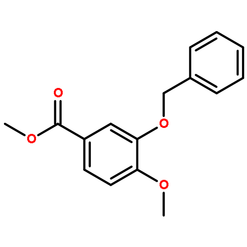 Benzoic acid, 4-methoxy-3-(phenylmethoxy)-, methyl ester