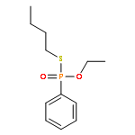 PHOSPHONOTHIOIC ACID, PHENYL-, S-BUTYL O-ETHYL ESTER