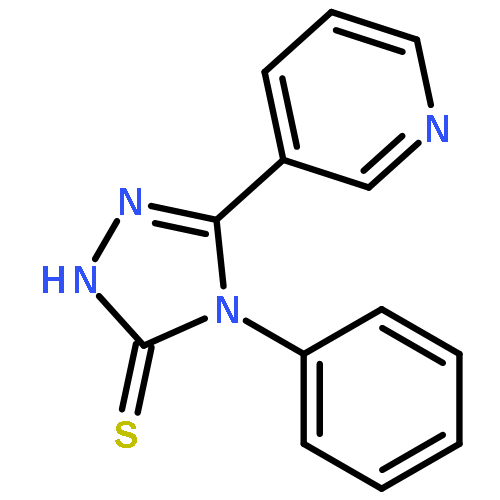 3H-1,2,4-Triazole-3-thione,2,4-dihydro-4-phenyl-5-(3-pyridinyl)-