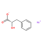 Benzenepropanoic acid, a-hydroxy-, sodium salt (1:1), (aS)-