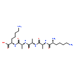 L-Lysine, N2-[N-[N-(N-L-lysyl-L-alanyl)-L-alanyl]-L-alanyl]-