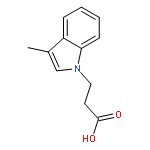 3-(3-Methyl-1H-indol-1-yl)propanoic acid