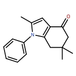 4H-Indol-4-one, 1,5,6,7-tetrahydro-2,6,6-trimethyl-1-phenyl-