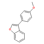 BENZOFURAN, 3-(4-METHOXYPHENYL)-