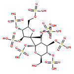 a-D-Glucopyranoside,1,3,4,6-tetra-O-sulfo-b-D-fructofuranosyl, 2,3,4,6-tetrakis(hydrogen sulfate)