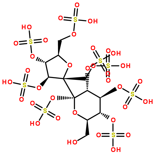 a-D-Glucopyranoside,1,3,4,6-tetra-O-sulfo-b-D-fructofuranosyl, 2,3,4,6-tetrakis(hydrogen sulfate)