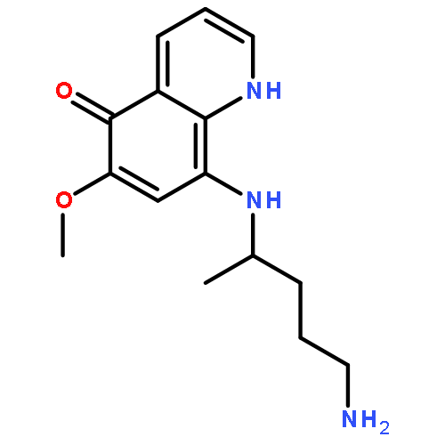 8-[(5-aminopentan-2-yl)amino]-6-methoxyquinolin-5(1H)-one