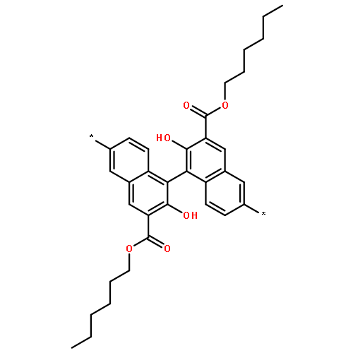 POLY[3,3'-BIS[(HEXYLOXY)CARBONYL]-2,2'-DIHYDROXY[1,1'-BINAPHTHALENE]-6,6'-DIYL]