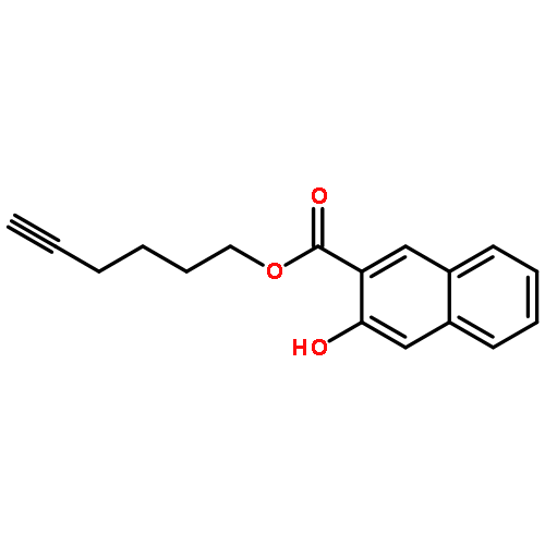 2-Naphthalenecarboxylic acid, 3-hydroxy-, 5-hexynyl ester