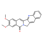 Benz[6,7]indolizino[1,2-b]quinolin-11(13H)-one, 8,9-dimethoxy-