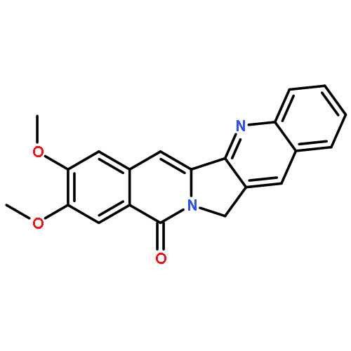 Benz[6,7]indolizino[1,2-b]quinolin-11(13H)-one, 8,9-dimethoxy-