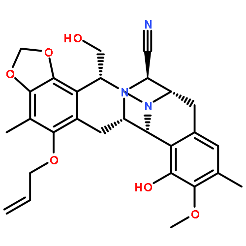 (6aS,7R,13S,14R,16R)-5-(allyloxy)-8-hydroxy-16-(hydroxymethyl)-9-methoxy-4,10,17-trimethyl-6,6a,7,13,14,16-hexahydro-12H-7,13-epiminobenzo[4,5]azocino[1,2-b][1,3]dioxolo[4,5-h]isoquinoline-14-carbonitrile