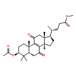 Chol-8-en-24-oic acid,3-(acetyloxy)-4,4,14-trimethyl-7,11-dioxo-, methyl ester, (3b,5a)-