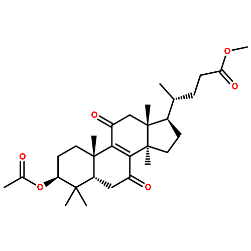 Chol-8-en-24-oic acid,3-(acetyloxy)-4,4,14-trimethyl-7,11-dioxo-, methyl ester, (3b,5a)-