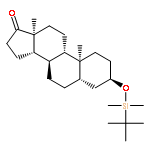 Androstan-17-one, 3-[[(1,1-dimethylethyl)dimethylsilyl]oxy]-, (3a,5a)-