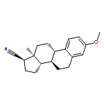 Estra-1,3,5(10)-triene-17-carbonitrile, 3-methoxy-, (17a)-