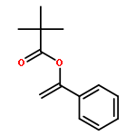 Propanoic acid, 2,2-dimethyl-, 1-phenylethenyl ester