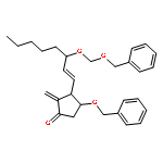 Cyclopentanone,2-methylene-4-(phenylmethoxy)-3-[3-[(phenylmethoxy)methoxy]-1-octenyl]-