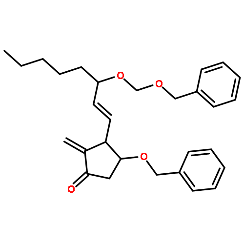 Cyclopentanone,2-methylene-4-(phenylmethoxy)-3-[3-[(phenylmethoxy)methoxy]-1-octenyl]-