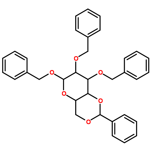 (6R,8S,8aR)-6,7,8-tribenzyloxy-2-phenyl-4,4a,6,7,8,8a-hexahydropyrano[3,2-d][1,3]dioxine