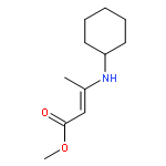 2-Butenoic acid, 3-(cyclohexylamino)-, methyl ester