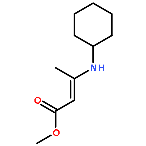 2-Butenoic acid, 3-(cyclohexylamino)-, methyl ester