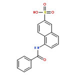 2-Naphthalenesulfonic acid, 5-(benzoylamino)-