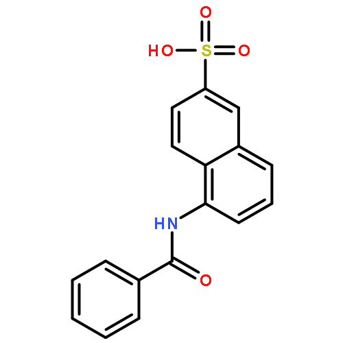 2-Naphthalenesulfonic acid, 5-(benzoylamino)-