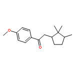 Ethanone, 1-(4-methoxyphenyl)-2-[(1R,3S)-2,2,3-trimethylcyclopentyl]-