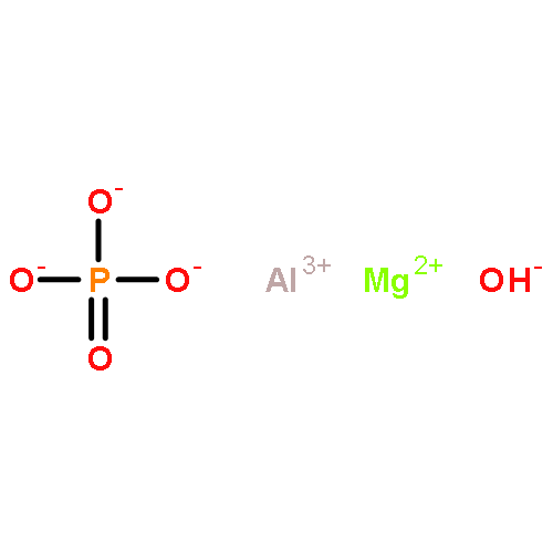 Aluminum magnesium hydroxide phosphate