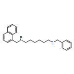 1,6-Hexanediamine, N-(1-naphthalenylmethyl)-N'-(phenylmethyl)-