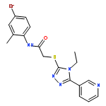 <br>N-(4-Bromo-2-methylphenyl)-2-((4-ethyl-5-(pyridin-3-yl)-4H-1,2,4-triazol-3- yl)thio)acetamide