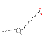 9-(3-methyl-5-pentylfuran-2-yl)nonanoic acid