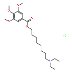 8-(N,N-DIETHYLAMINO)OCTYL 3,4,5-TRIMETHOXYBENZOATE HYDROCHLORIDE