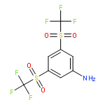 BENZENAMINE, 3,5-BIS[(TRIFLUOROMETHYL)SULFONYL]-