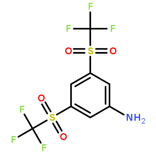 BENZENAMINE, 3,5-BIS[(TRIFLUOROMETHYL)SULFONYL]-