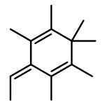 1,4-CYCLOHEXADIENE, 6-ETHYLIDENE-1,2,3,3,4,5-HEXAMETHYL-