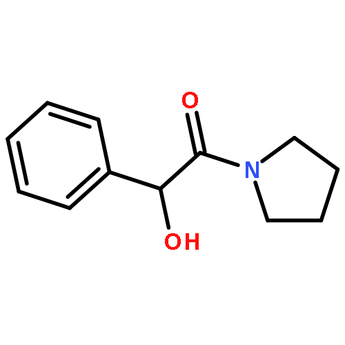 Pyrrolidine, 1-(hydroxyphenylacetyl)-