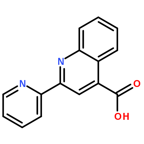 4-Quinolinecarboxylicacid, 2-(2-pyridinyl)-